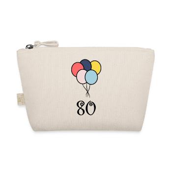80. 80 YEARS. 80th ANNIVERSARY. 80 YEARS ANNIVERSARY. - Organic Pouch - nature - Front