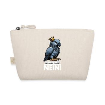 Before you ask: No African grey parrot, parrot, parrot, parrot - Organic Pouch - nature - Front