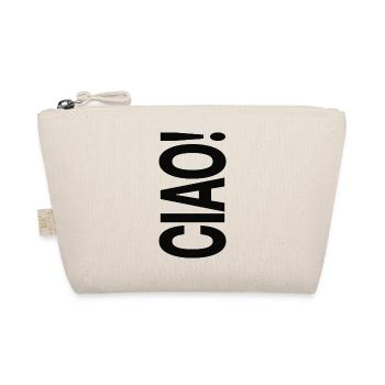 Ciao Typography Statement Design - Organic Pouch - nature - Front