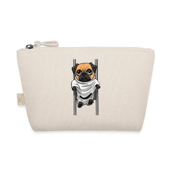 Pug Ghost in the Sheet - Organic Pouch - nature - Front