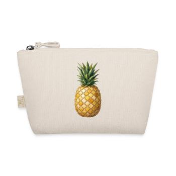 Pineapple Mosaic - Tropical Art for Summer Fans - Organic Pouch - nature - Front