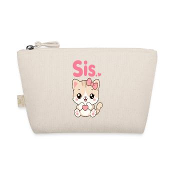 Katzen Sis Herzchen Kawaii - Bio-Täschchen - Natur - Vorne
