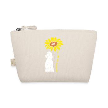 Sunflower Pup Emblem - Organic Pouch - nature - Front