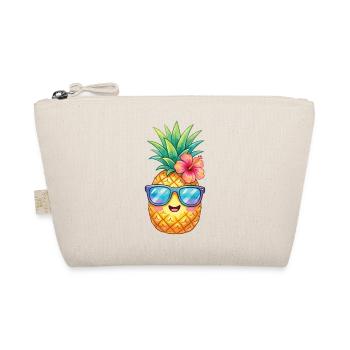 Pineapple Pineapple Motif Carnival Carnival Costume Pina - Organic Pouch - nature - Front