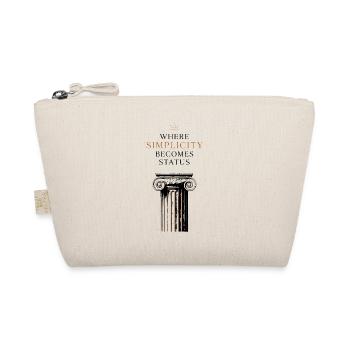 Minimalism Luxury Simple Premium Status - Organic Pouch - nature - Front