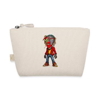 Vibrant Street Portrait Figure - Organic Pouch - nature - Front