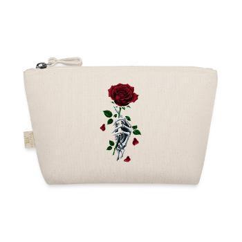 Main De Squelette Rose Rouge Rose Gothique - Trousse biologique - nature - Devant