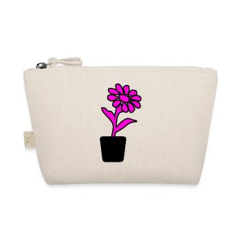 Blume - Bio-Täschchen - Natur - Vorne