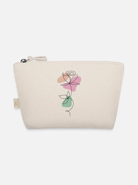 Lineart Rose Pastel - Trousse biologique - nature