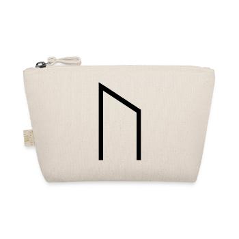 Uruz Rune Black – Viking Futhark Norse - Trousse biologique - nature - Devant