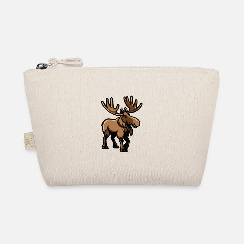 Elch Comic Bio-Täschchen