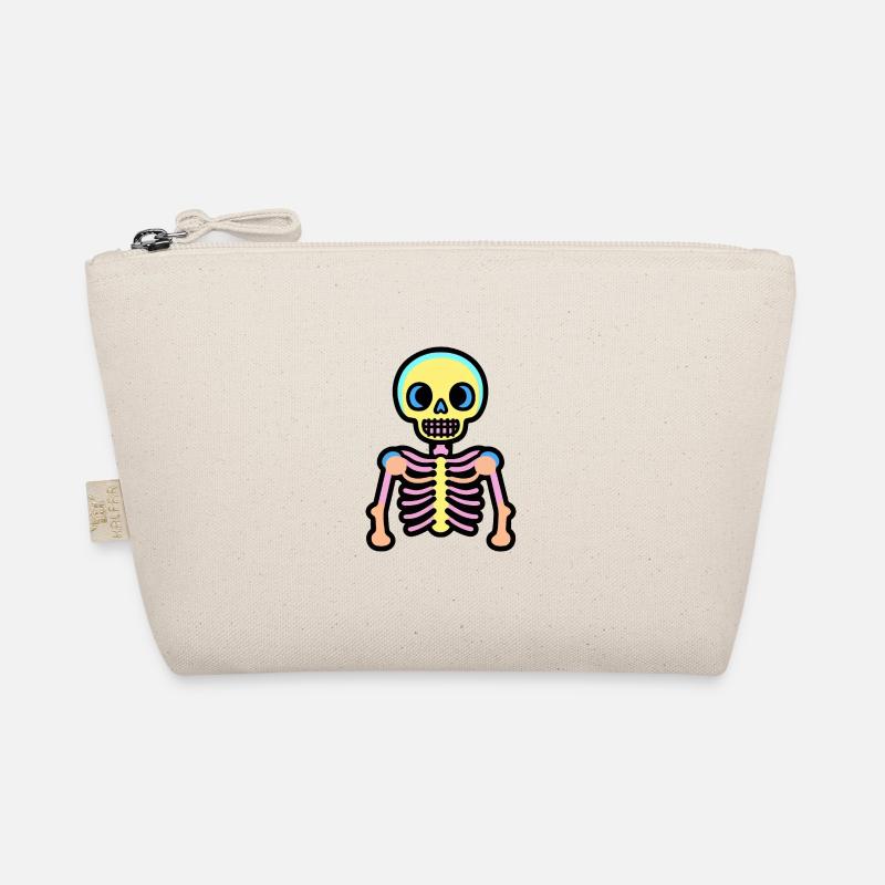 Skeleton Halloween Organic Pouch