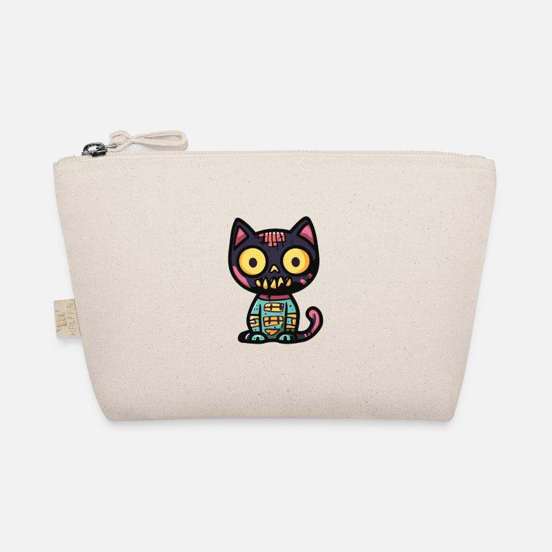 Cat Halloween Funny Organic Pouch