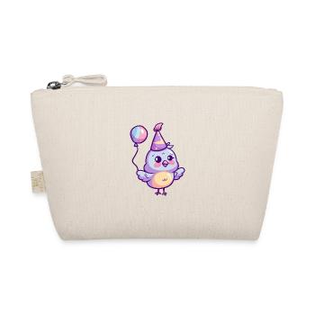Colombe oiseau anniversaire bébé - Trousse biologique - nature - Devant
