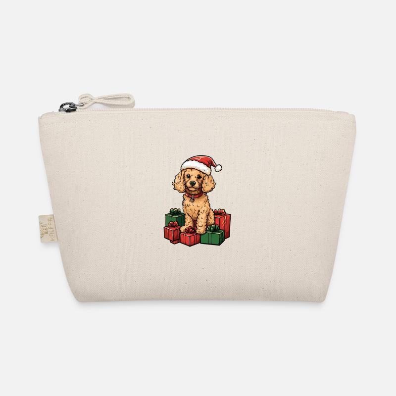 Caniche Chien Cadeaux de Noël Trousse biologique