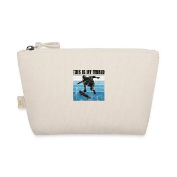 This is My world Skateboard Skateboarder Skate - Trousse biologique - nature - Devant