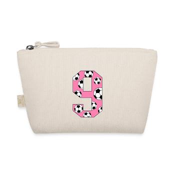 9 Anniversaire Football Rose - Trousse biologique - nature - Devant