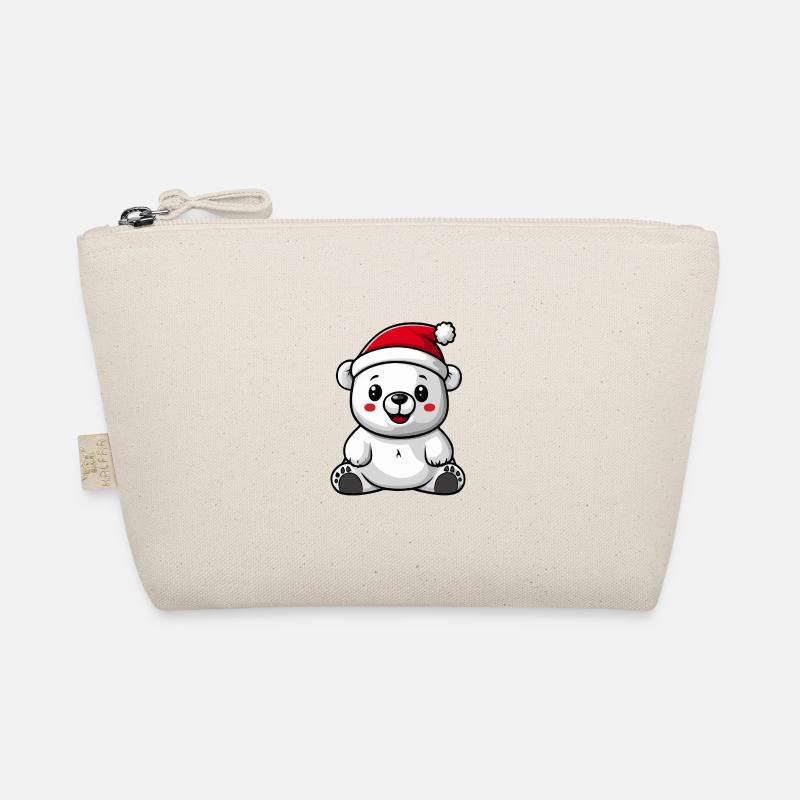 Polar Bear Christmas Christmas Organic Pouch