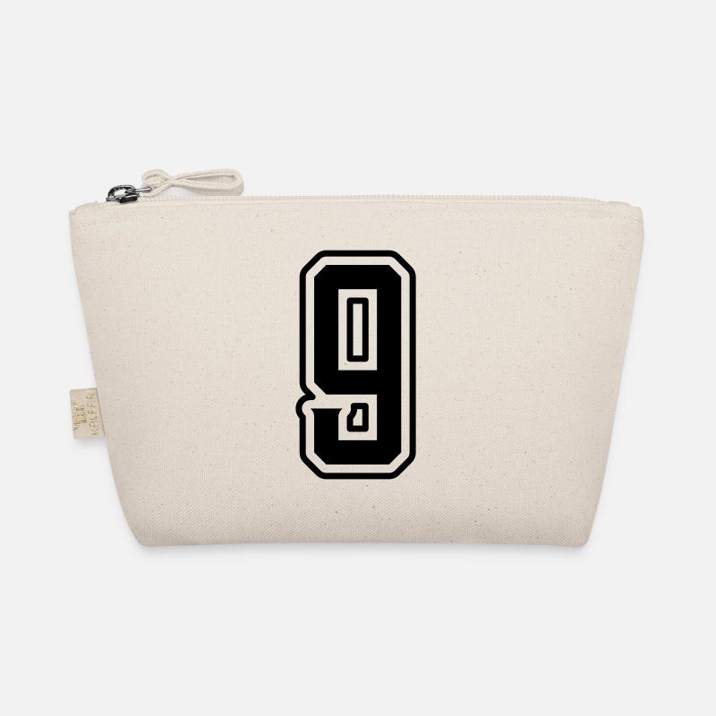 9 number symbol Organic Pouch