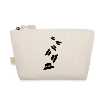 Fishing Hat Icon Silhouette - Organic Pouch - nature - Front