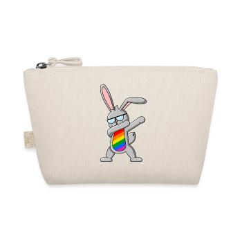 LGBTQIA+ Dabbing Bunny - Rainbow Dab Dance - Trousse biologique - nature - Devant