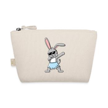 Dabbing Bunny avec Hawaii Rock Design Gift Idea - Trousse biologique - nature - Devant