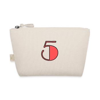 5 YEARS. 5TH ANNIVERSARY. BIRTHDAY 5 YEARS. 5 - Organic Pouch - nature - Front