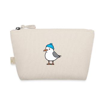 Mouette avec bonnet bleu - Trousse biologique - nature - Devant