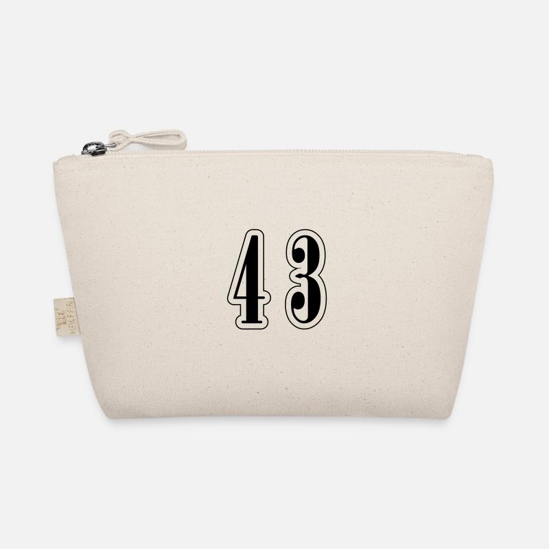 43 Number symbol Organic Pouch