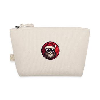 Owl Christmas Christmas - Organic Pouch - nature - Front