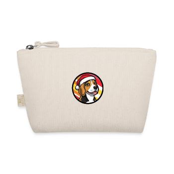 Beagle Chien Noël Noël - Trousse biologique - nature - Devant