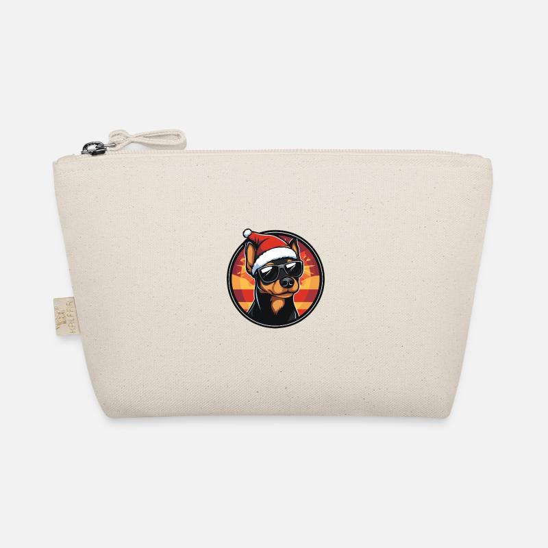Pinscher chien Noël cool Trousse biologique
