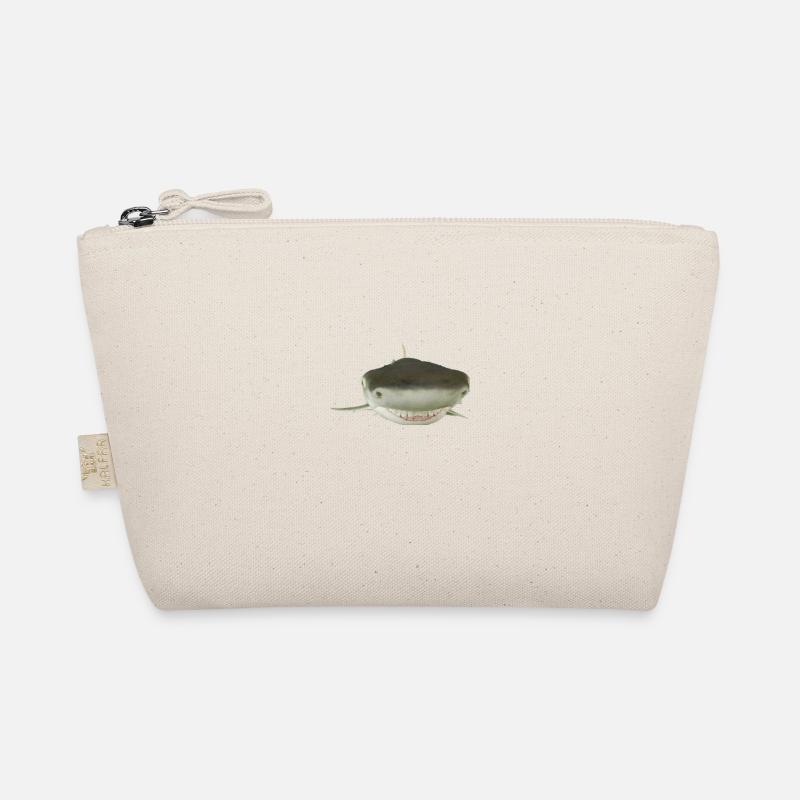 shark, smile, laughing shark, shark, fish Organic Pouch