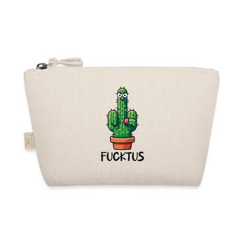 FUCKTUS KAKTUS KAKTEEN MITTELFINGER STACHEL WÜSTE - Bio-Täschchen - Natur - Vorne