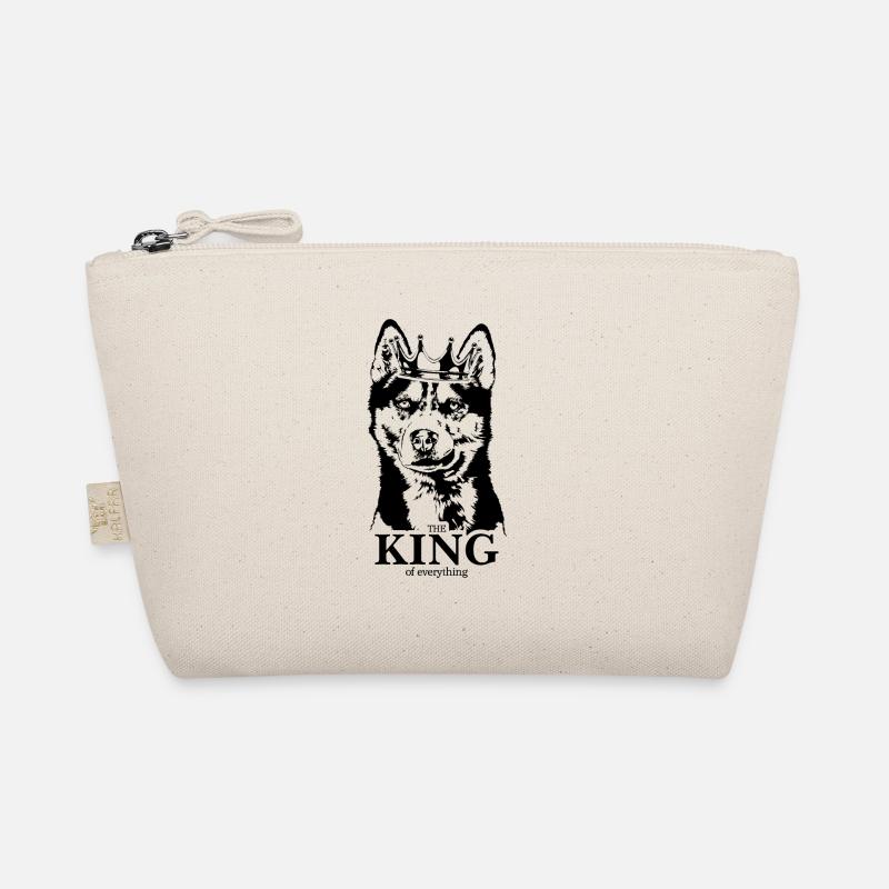 Siberian Husky King Hundespruch Hunde Wilsigns Bio-Täschchen