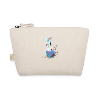 cat, colorful, watercolor, painting,graffiti,deaf,bird - Organic Pouch - nature - Front