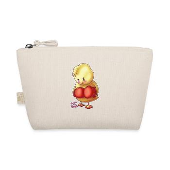 Boxer Chicken - cute And Rude - Organic Pouch - nature - Front