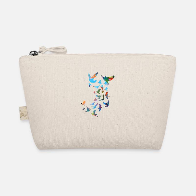 tauben,taube,vögel,vogelschwarm,bunt,graffiti, Bio-Täschchen