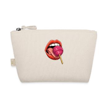 Kiss mouth lollipop lollipop sweets - Organic Pouch - nature - Front