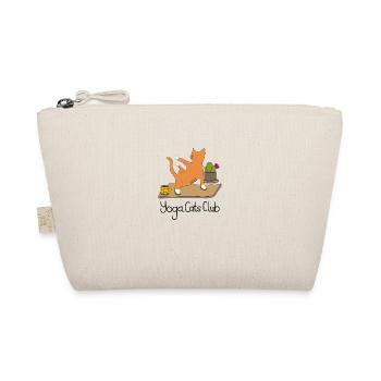 Yoga Cats Club coffee and cactus - Organic Pouch - nature - Front