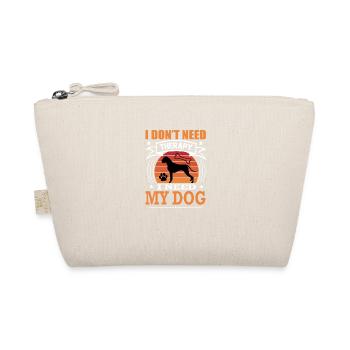Boxer Mein Hund Retro Vintage Hunderasse - Bio-Täschchen - Natur - Vorne