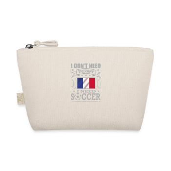 France Soccer Football 2022 WM - Organic Pouch - nature - Front