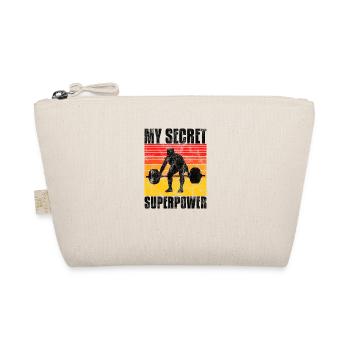Bodybuilding is my secret superpower Bodybuilder - Bio-Täschchen - Natur - Vorne