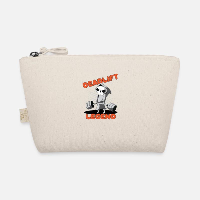 Deadlift Legend Workout Powerlifting Gym Workout Organic Pouch
