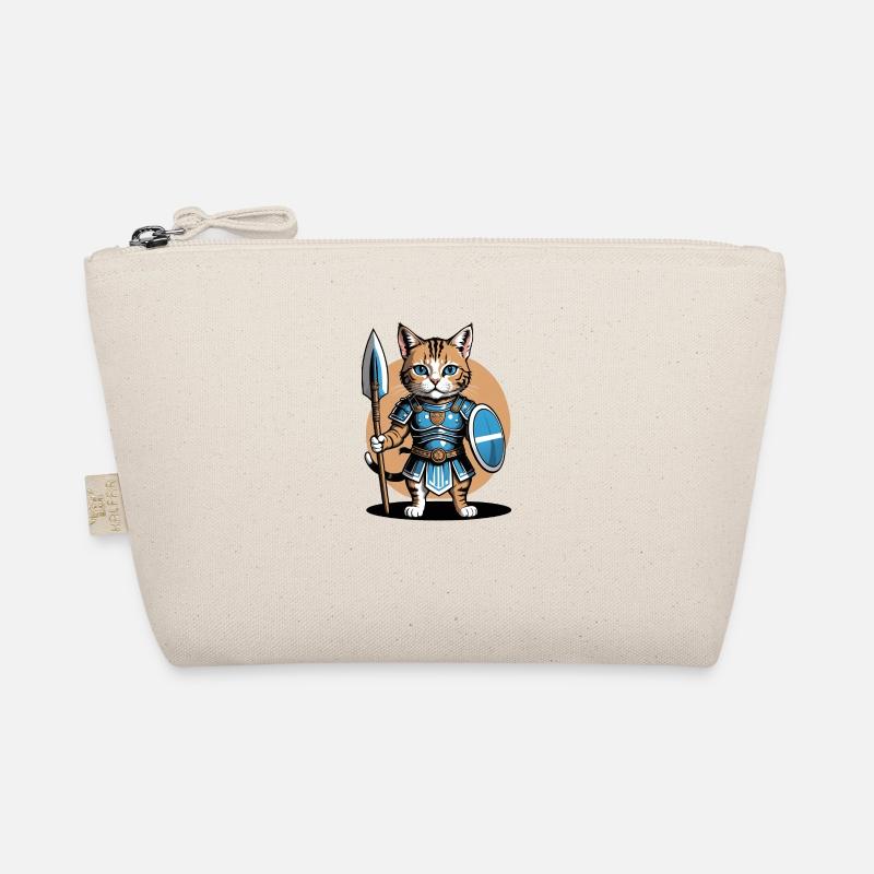Cat Roman Warrior Cat Gift Organic Pouch