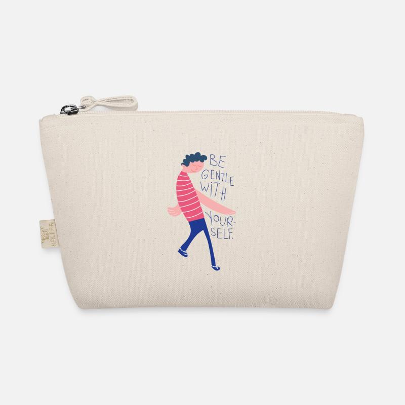 Illustration "Be gentle with yourself." Organic Pouch