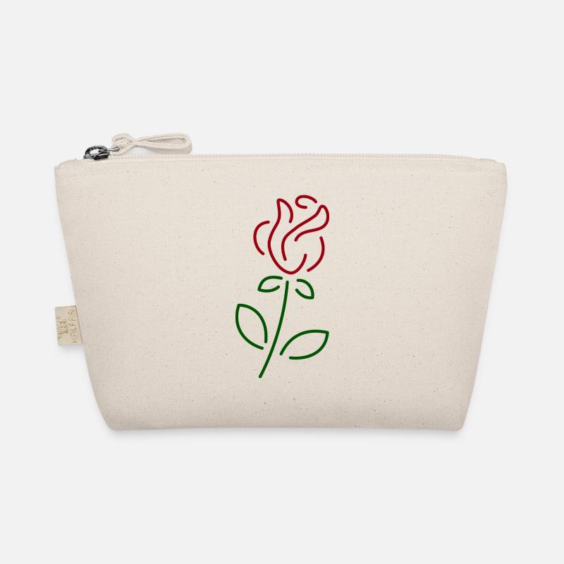 Blume Rose Bio-Täschchen