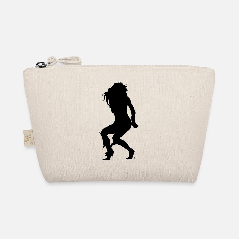 Frau Körper Silhouette Vektor-Design Bio-Täschchen