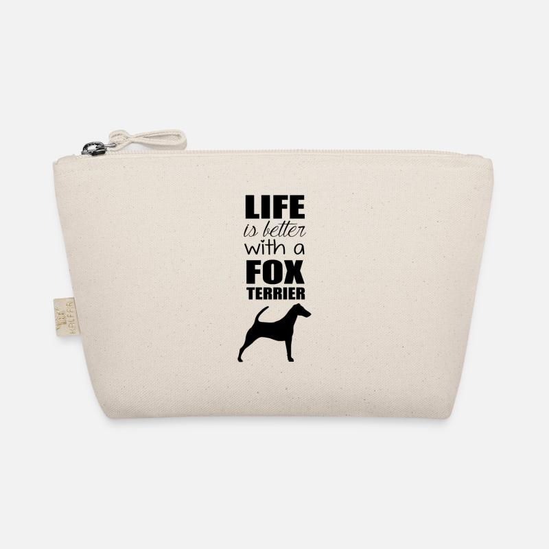 FOXTERRIER BLACK Bio-Täschchen