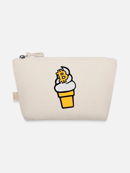 Bitcoin-Cream - Organic Pouch - nature - Front